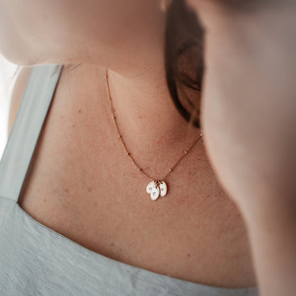 Juniper • Tiny Oval Necklace