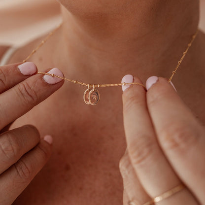 Juniper • Tiny Oval Necklace