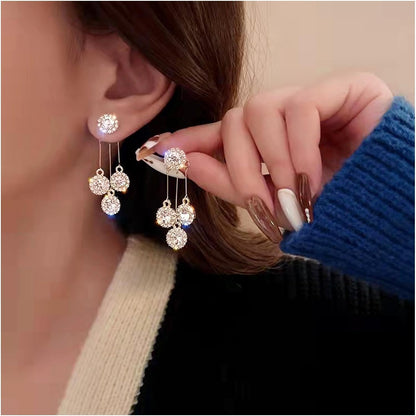 Vintage Crystal Chandelier Earrings