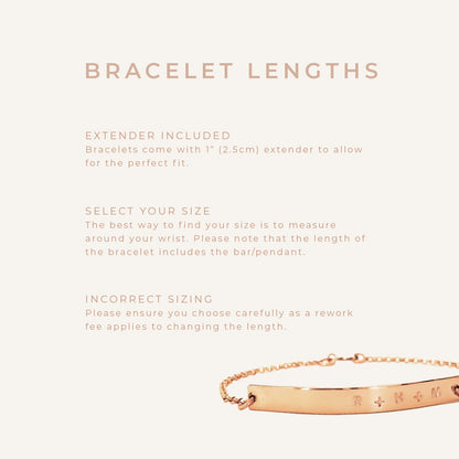 Kira • Tiny Pendant Bracelet