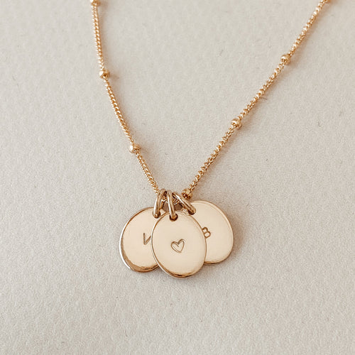 Juniper • Tiny Oval Necklace