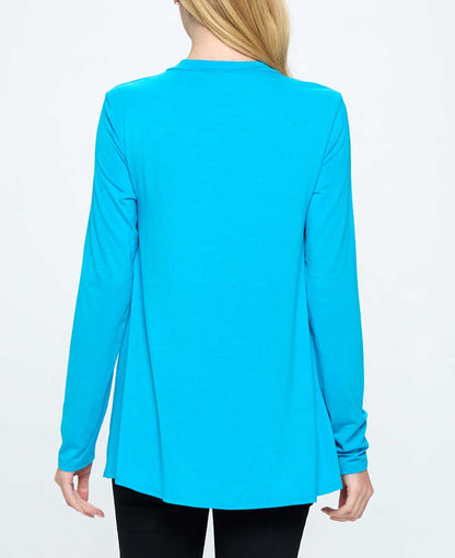 Tranquility Tunic Top with Peace, Inspirational Design